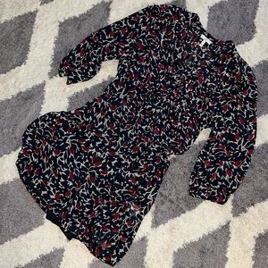 Gorgeous silk long sleeve Joie Campbell dress size small